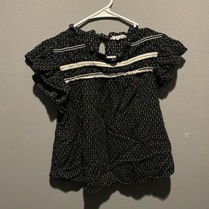 Slightly cropped flowy tank